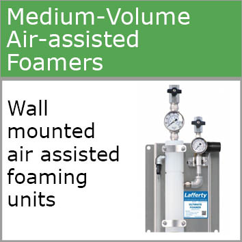 med volume air assisted foamer