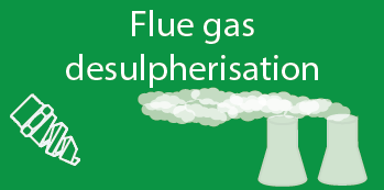 Nozzles for flue gas desulpherisation