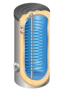 Heated fluid supply tank for spray systems