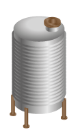 Heated pressure pot for spray systems