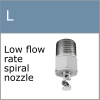 Spiral misting nozzle