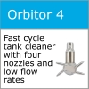 Orbitor 4 nozzle tank cleaner