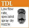 TDL hollow cone nozzle box Axial whirl spray dry nozzle