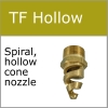 TF hollow cone spiral nozzle