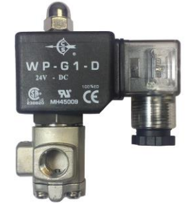 Three way liquid solenoid valve