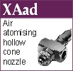 Air atomising Hollow Cone Nozzle